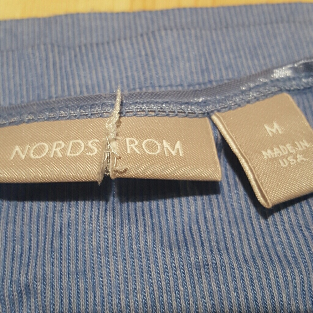 Nordstrom blue shirt Top Medium - Picture 6 of 6